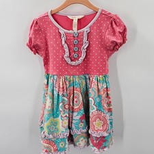 Matilda Matilda Jane Girls Multi Tier Apron Dress Size 8