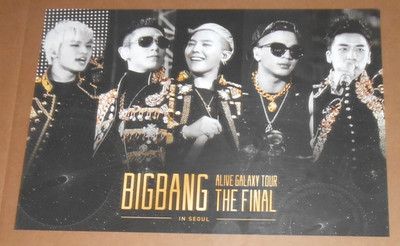 BIGBANG Alive Galaxy Tour The Final Seoul Kpop Poster Wall Art