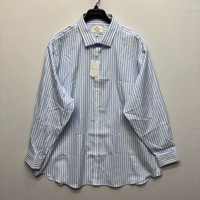 NWT Hawes & Curtis Men Dress Shirt Size 20 - 38 French Cuffs Classic Fit C100 22