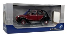 Solido 421185310 - 1/18 Citroën 2CV6 Charleston - Rouge Foncé / Noir - Neuf
