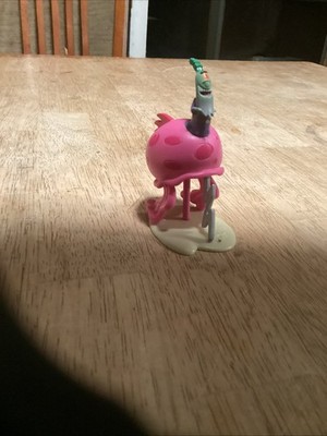 SpongeBob SquarePants PLANKTON Riding Jellyfish Zap Just Play Figure Cake Topper