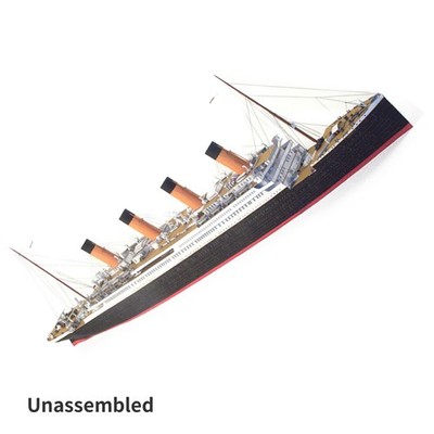 British Titanic Cruise Paper Model Ship Craft Model DIY Collection Decor 1/400