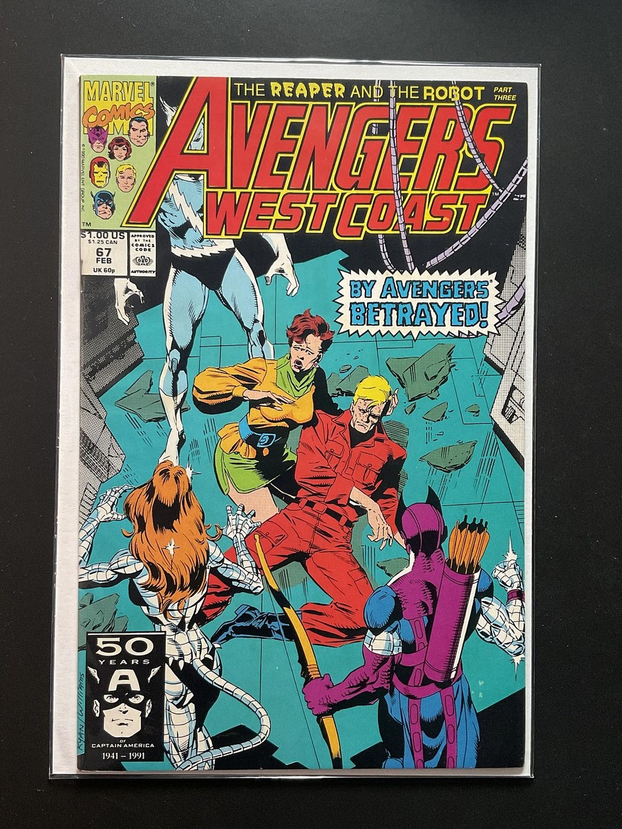 Avengers West Coast 67 Marvel Comics Feb 1991 | eBay