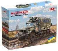 ICM 1:35 Zil-131131 StreitkräFte Der Ukraine Mit Fahrer