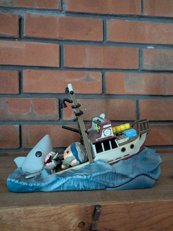 Funko Pop Movies JAWS Shark Eating Boat 1145 GameStop Exclusive - Loose - No Box