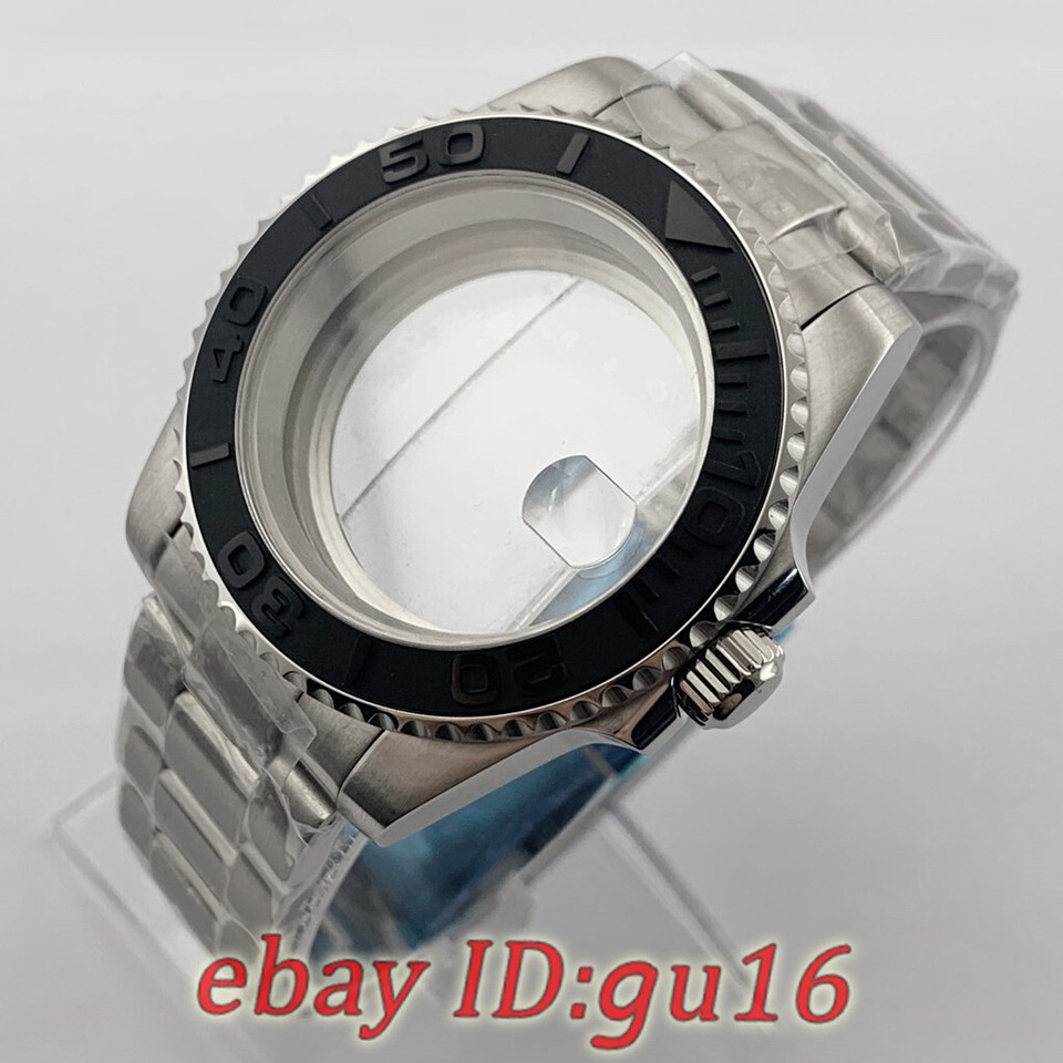 Custodie Per Orologi Da Uomo Submariner Da 40mm 38mm Lunetta In Ceramica Vetro Zaffiro Per Seiko Nh34 Nh35 Nh36 Miyota 8215 Movimento Quadrante - Foto 4