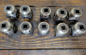 (3) EROWA ER-007986 15MM Square holders; EDM tooling Milling/EDM; SYSTEM 3R