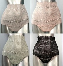 Victoria's Secret Corded Lace Lot of 4 High Waist Thong Panty Panties Small S