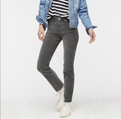 Crew Matchstick Corduroy Pants Gray Size 26 Petite