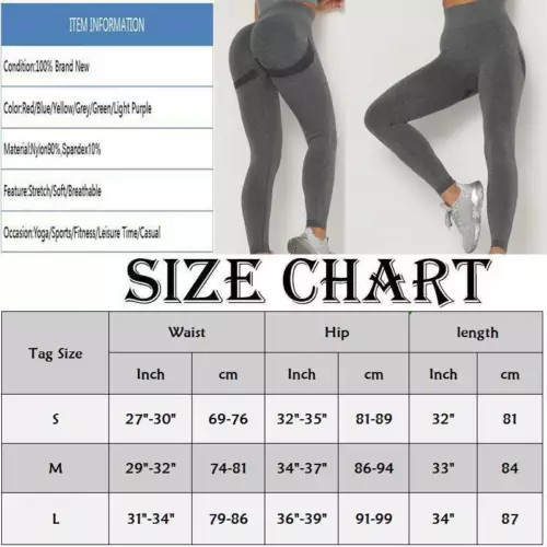 Hochtaillierte Damen-Yogahose Anti-Cellulite zerknitterte Butt-Leggings Push Up FITNESSSTUDIO - Bild 14 von 42