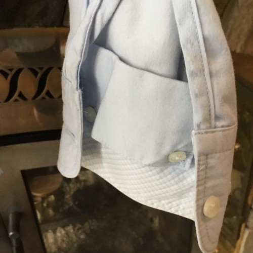 RJ Classics Essential Long Sleeve Show Shirt Pale Blue SIZE 12! - Picture 3 of 5