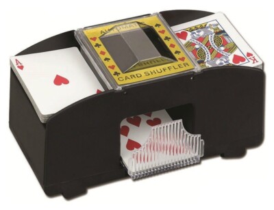 AUTOMATISCHER SPIELKARTEN SHUFFLER POKER CASINO EIN/ZWEI DECKS KARTEN SHUFFLE SORTER