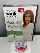 Leslie Sansone - Walk Slim: 4 Fast Miles! (DVD, 2007, 2-Disc Set) BRAND NEW *11*