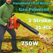 US SALE! Leaf Blower Gas 2-Stroke Cycle Commercial Heavy Duty Grass Yard Cleanup