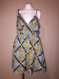 black and gold sundress