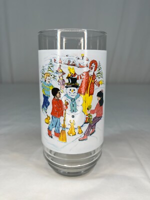 Vintage Ronald Mcdonald Christmas Glass 6