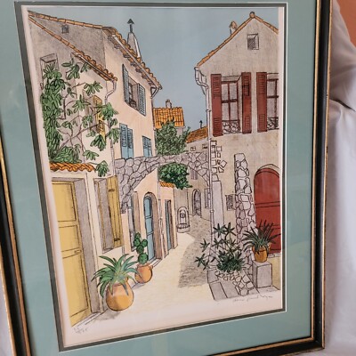 MCM Denis Paul Noyer Paris Village Scene Signed & Numbered