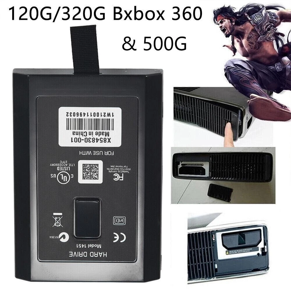 Sur laringe fingir 120GB, 320GB Internal Hard Drive Disk HDD for Xbox 360 E &amp; Xbox 360 Slim  Console | eBay