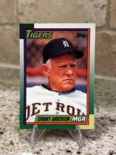 1990 Topps Tiffany Sparky Anderson Mgr #609 Baseball Card
