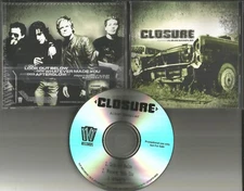 CLOSURE Ultra Rare 3TRX SAMPLER TST PRESS PROMO Radio DJ CD single 2003 MINT