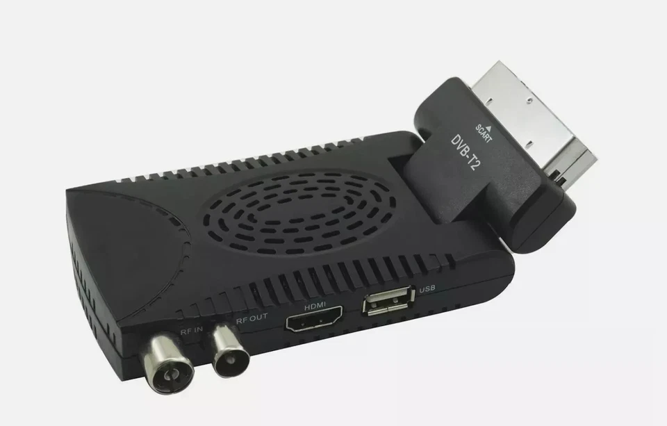 Decoder Digitale Terrestre HD Presa Scart 180° Tv Mini DVB T2 USB E HDMI - Immagine 4 di 4