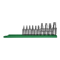 10PC Tamperproof TORX Plus Socket Bit Set