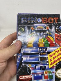 Pin-Bot(Nintendo NES 1990) CIB Complete in box, W/ Manual Insert Ships Fast
