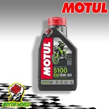 MOTUL 5100 15W50 MA2 SINTETICO 1 Litro olio motore 4T Moto Quad Atv Scooter