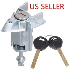 Fit For BMW X5 E53 Left Driver Door Lock Cylinder Barrel Assembly W/ 2 Keys