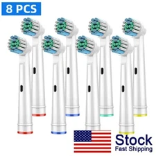 8x Replacement Brush Heads For Oral-B Electric Toothbrush Fit Advance Power/Pro 