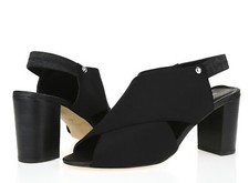 DONALD J PLINER Black Casual Slingback Block Heel Sandals Size 7.5