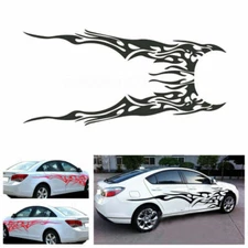 2X DIY Car Body Side Decal Vinyl Flame Graphics Stripes Sticker Universal