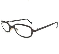 Vintage la Eyeworks Eyeglasses Frames PUFFER 544 Matte Brown Oval 46-22-135