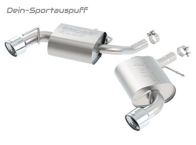 Borla S-TYPE Sportauspuff Ø70mm Chevrolet Camaro 2.0 Turbo 2016-21 je 114mm rund