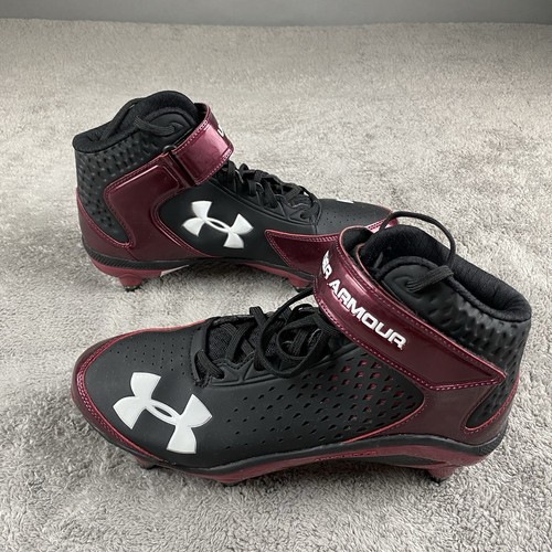 Under Armour 4D Foam Size 9 Red/Blk 1246131-062 SMS Sample Shoes