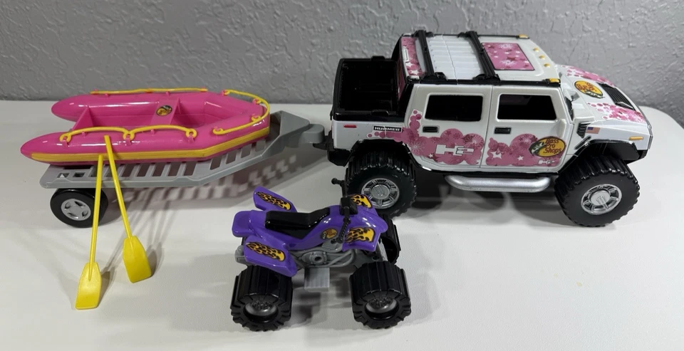 Bass Pro Shop 2005 Kids Hummer ATV Boat Trailer Raft Tent Set - Image 2 of 4