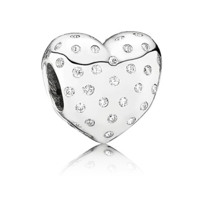 Pandora Sparkling Heart Charm 791241CZ