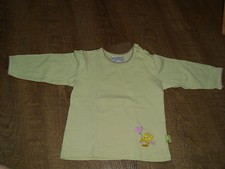 Shirt Gr. 68 in gelb mit Stick - Motiv