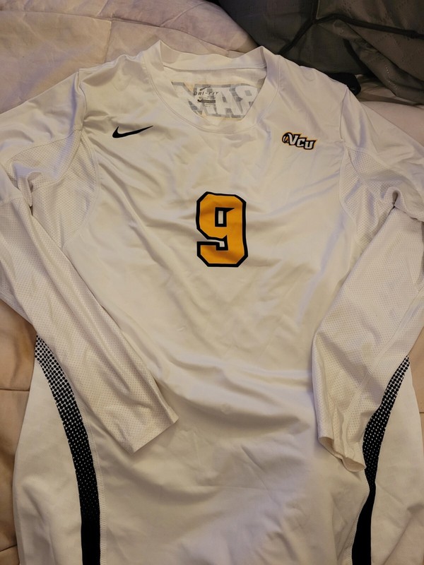 VCU Rams Nike Game Jersey - Volleyball Women's White Size Large
