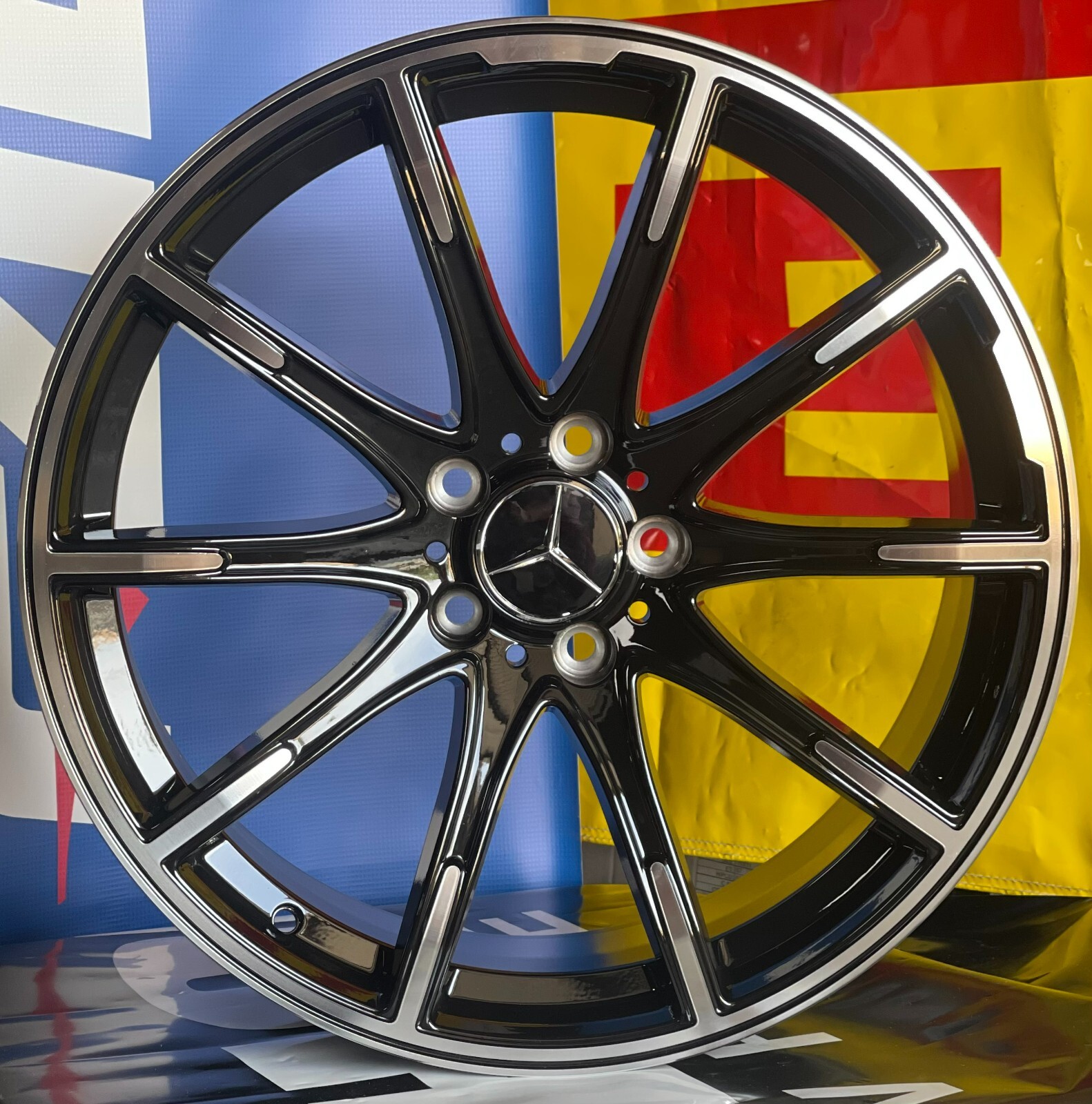 20'' Wheels fit Mercedes Brabus Style S550 CLS Bentley S63 E350 Tires GLC Black