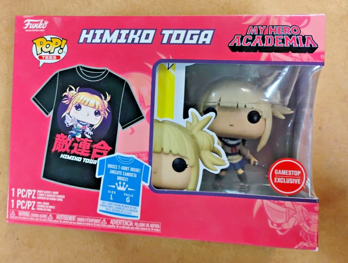 MY HERO ACADEMIA HIMIKO TOGA FUNKO POP T SHIRT (LARGE) GAMESTOP NEW