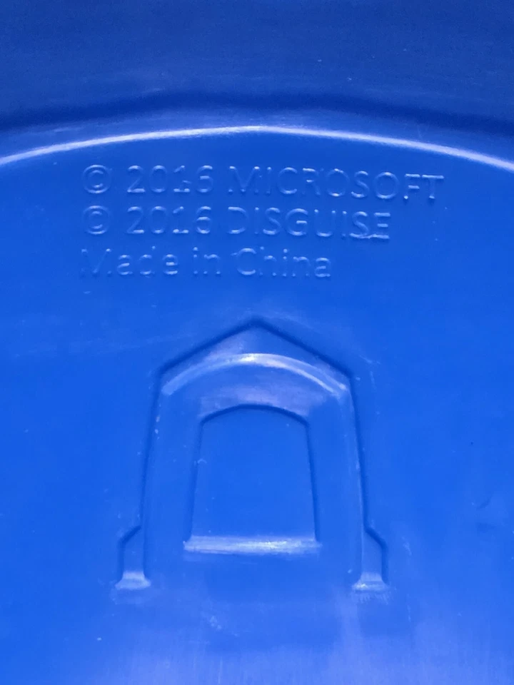 Máscara Facial Halo Spartan Fantasia Disfarce Microsoft 2016 RARA Máscara Infantil Azul - Imagem 3 de 3