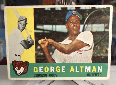 1960 Topps George Altman Chicago Cubs Set-Break #259   VGEX