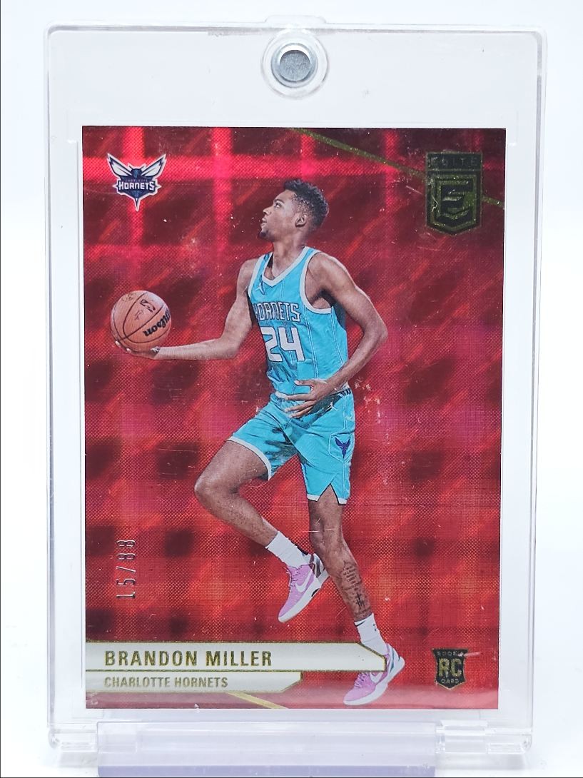 BRANDON MILLER 2023-24 DONRUSS ELITE ROOKIE INTL HYPER RED #244 RC /88 Q6470