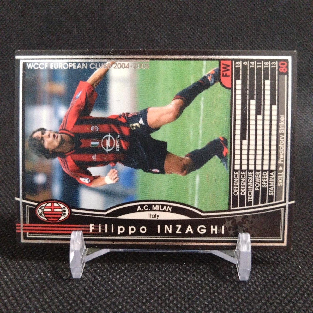 Filippo Inzaghi No.157 WCCF Football Soccer card Sports TCG