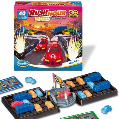 ThinkFun 76686 - Rush Hour Duel - Das bekannte Stau-Logikspiel jetzt (US IMPORT)