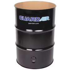 Guardair N650 Open Head Vacuum Drum, Steel, 55 Gal, Unlined, Black