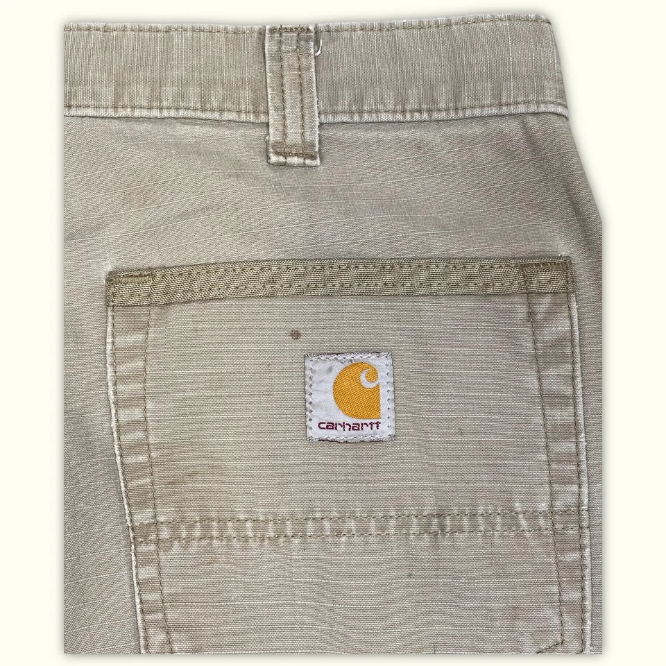 carhartt Pantalones cargo W36/L30 Beige Bueno Hombres (l102) - Imagen 3 de 4