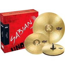 Sabian SBR Performance Cymbal Set Crash Ride Hi-Hat Hats 20" 16 14 Inch Drums