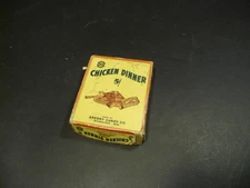 Vintage Chicken Dinner Candy Store Display Box....Sperry Candy Co. SUPER RARE